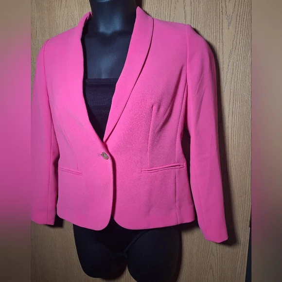 LOFT Vibrant Pink Blazer - Picture 2 of 6